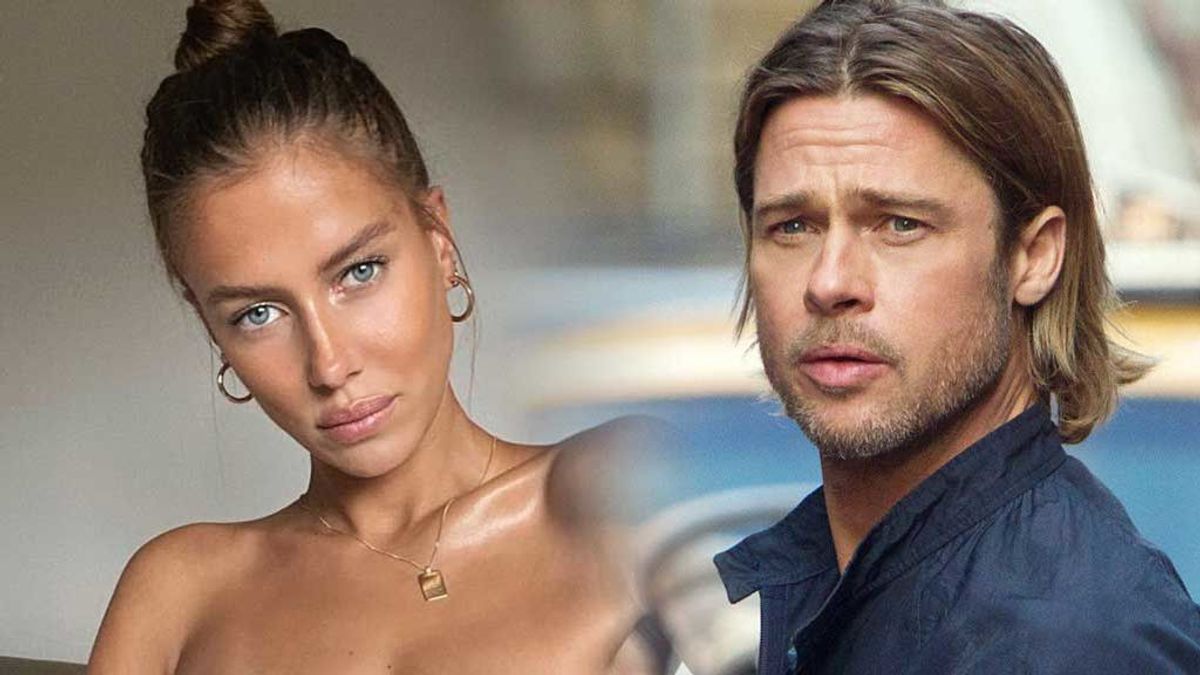 Brad Pitt tiene novia: Nicole Poturalski, la modelo alemana que está pasando con él las vacaciones en Francia