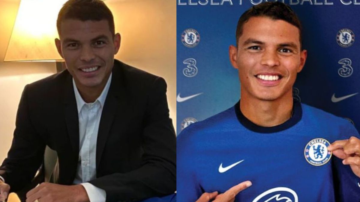 El Chelsea refuerza su defensa con la llegada de Thiago Silva, que llega gratis del PSG: "Vengo para luchar" El Chelsea refuerza su defensa con la llegada de Thiago Silva, que llega gratis del PSG: "Vengo para luchar"