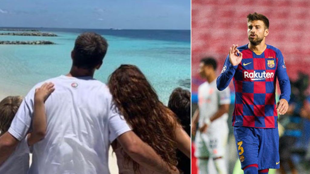 Piqué reflexiona, junto a Shakira, sobre su futuro en el Barça desde la isla de Ithaafushi: "Tiempo de familia"