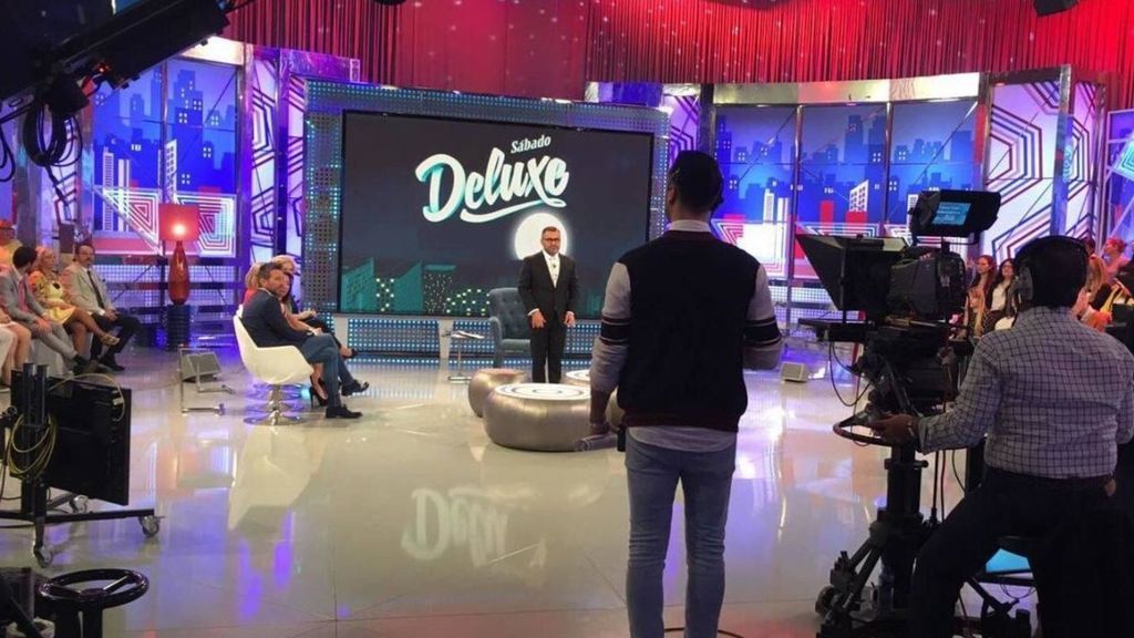 El plató de 'Sábado Deluxe'