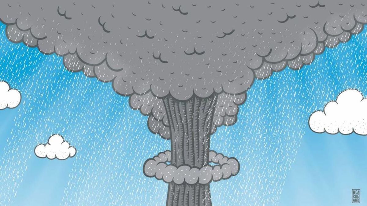 Así han repercutido los ensayos nucleares en la atmósfera Así han repercutido los ensayos nucleares en la atmósfera