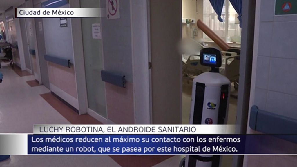 Luchy Robotina, el androide sanitario que ayuda a frenar la propagación del coronavirus