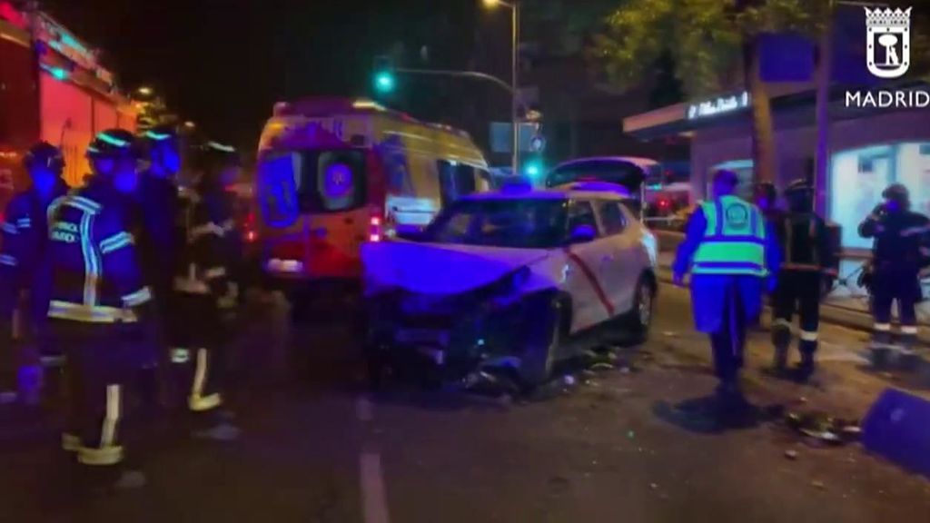 Un taxista pierde el control y atropella a varias personas en Madrid: una mujer ha muerto y hay varios heridos