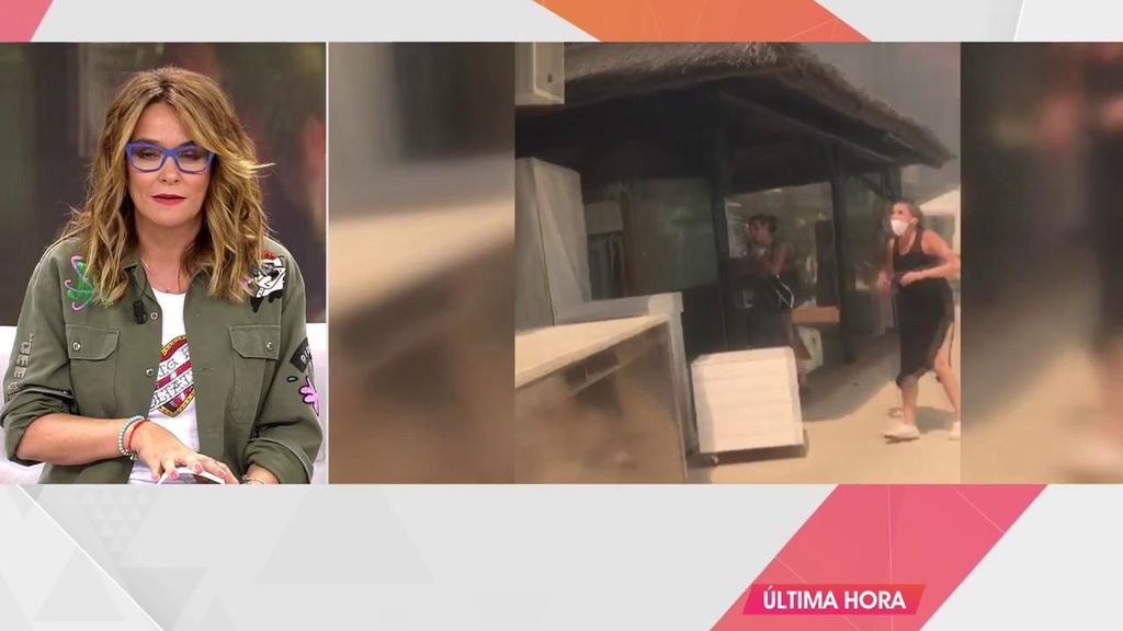 Testigo del incendio de Estepona