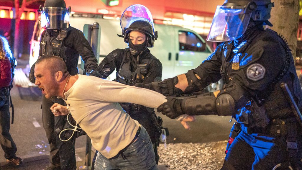 Un muerto en Portland en un enfrentamiento Black Lives Matter y simpatizantes de Trump