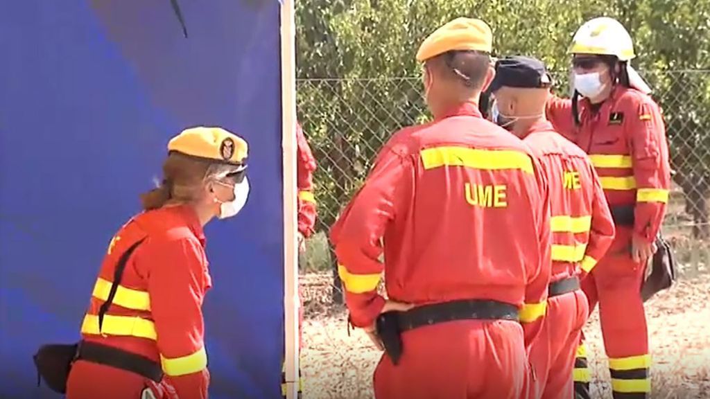 Avanza sin control un incendio en Mula, Murcia: la UME se suma a las tareas de extinción