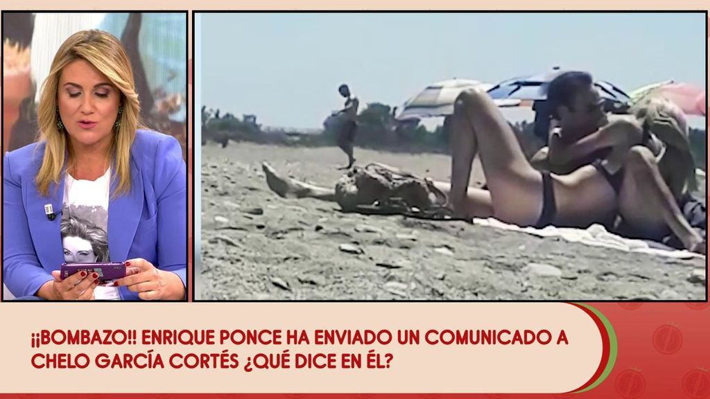 El comunicado de Enrique Ponce enviado a Chelo Gª Cortés