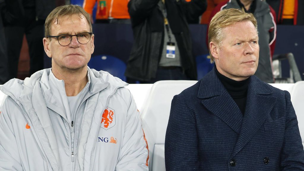 Lodeweges y Koeman, en el banquillo de Holanda.