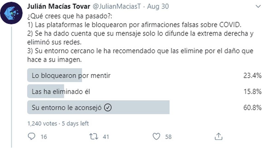 Encuesta: ¿qué ha pasado con Miguel Bosé?