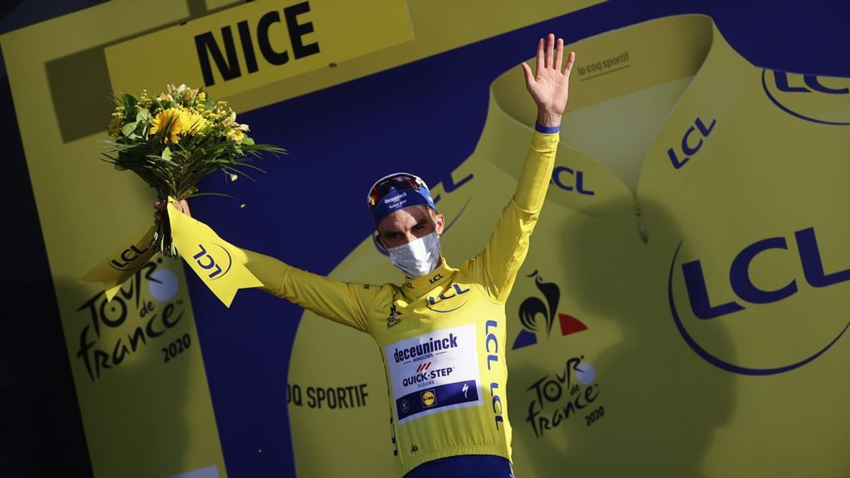El reloj de 142.000 euros, en la muñeca de líder del Tour de Francia, Julian Alaphilippe El reloj de 142.000 euros, en la muñeca de líder del Tour de Francia, Julian Alaphilippe