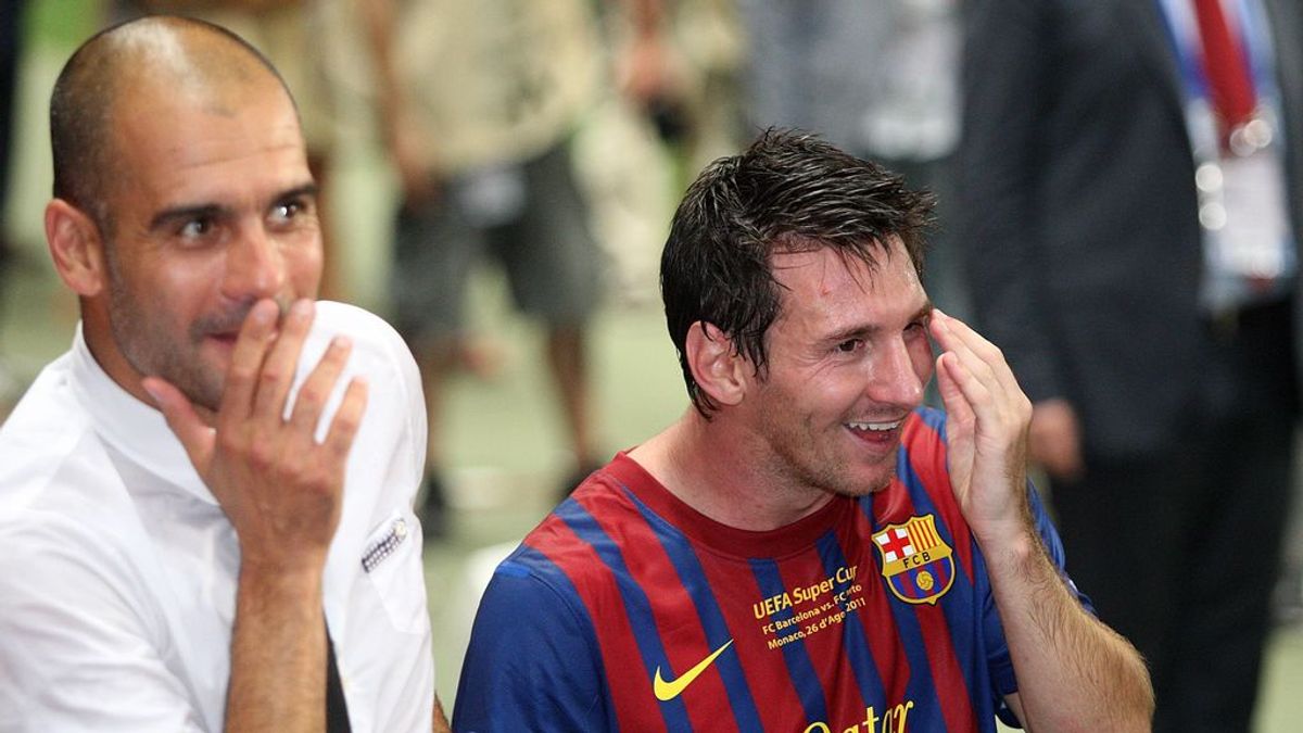 Guardiola intentó convencer a Messi para seguir en el Barça por la dificultad económica para ficharle Guardiola intentó convencer a Messi para seguir en el Barça por la dificultad económica para ficharle