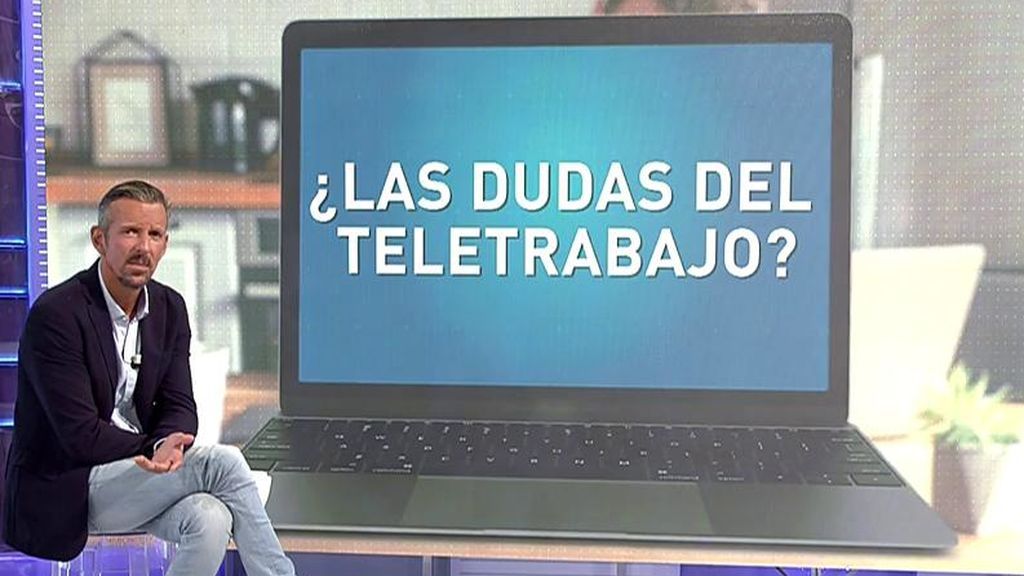 Mujer que le deniegan el teletrabajo