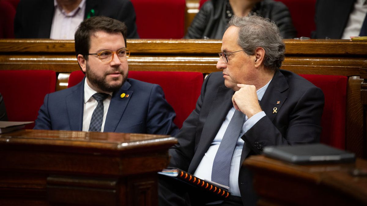 Aragonès anuncia una Generalitat sin president si el Supremo inhabilita a Torra
