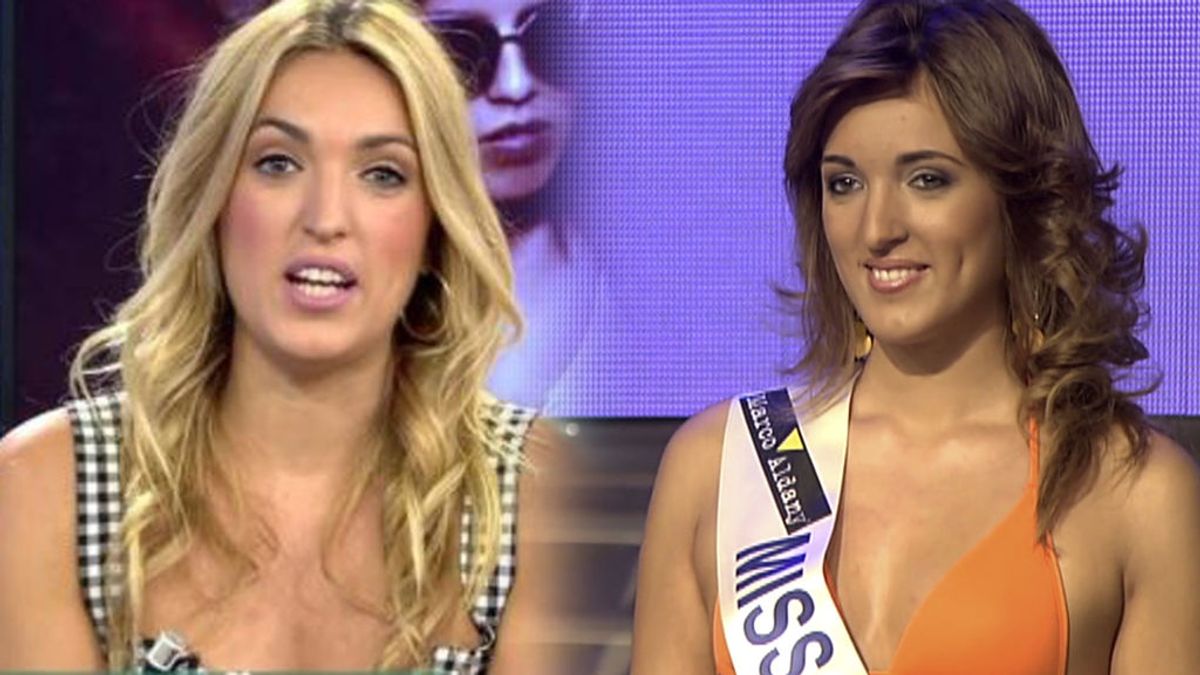 Marta Riesco en 'Miss España'