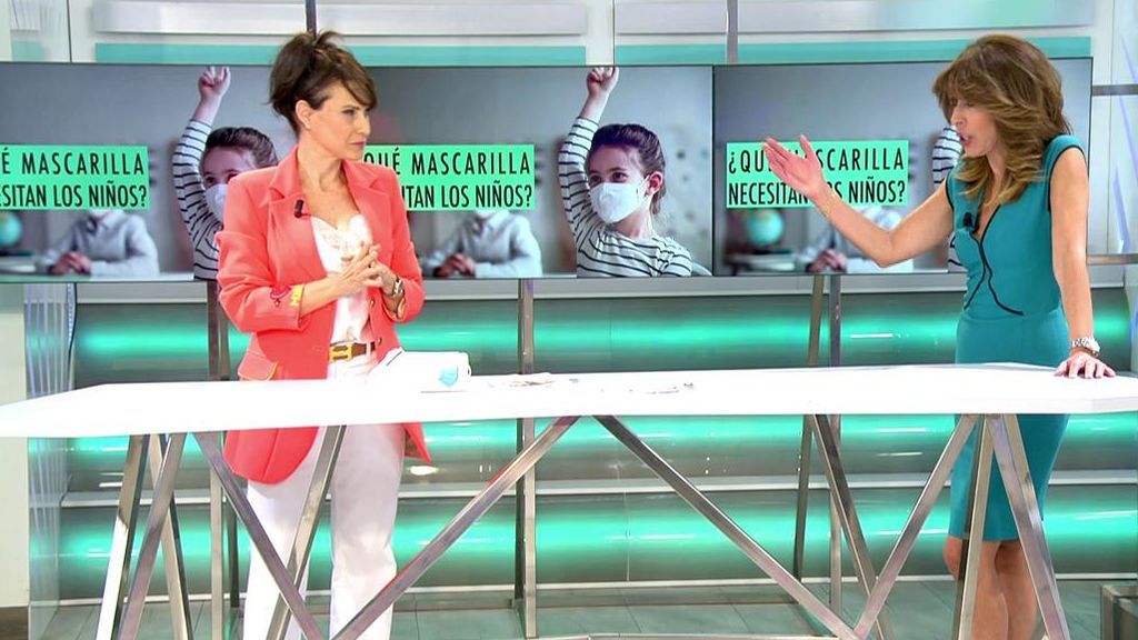 Rosalía Gozalo, farmacéutica,  explica el mejor uso de la mascarilla en los niños en la vuelta al cole