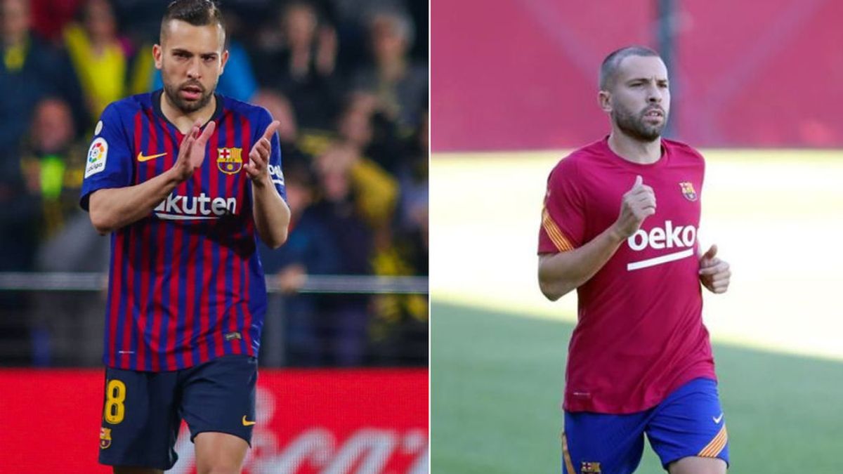 El nuevo look de Jordi Alba tras someterse a un implante capilar durante sus vacaciones: "Ya podrá lucir melena"