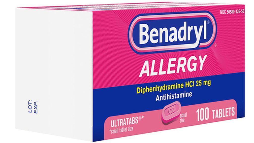 Benadryl, medicamento para la alergia que puede ser mortal en altas dosis