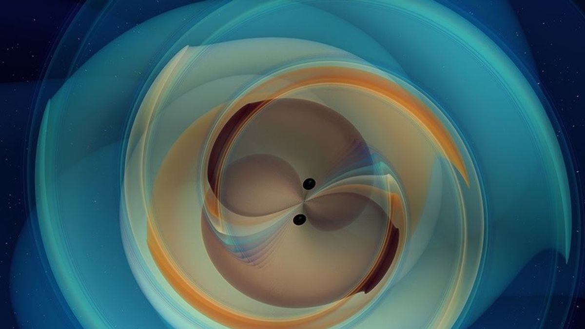 Detectan una enorme onda gravitacional que podría deberse a la fusión de dos agujeros negros más masiva observada jamás Detectan una enorme onda gravitacional que podría deberse a la fusión de dos agujeros negros más masiva observada jamás