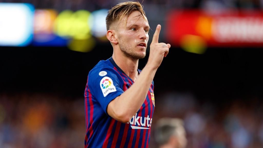 Ivan Rakitic, en un partido con el Barcelona.