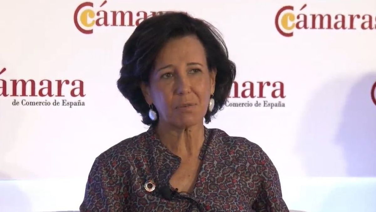 Ana Botín:  “Es difícil no estar de acuerdo con lo que dijo Pedro Sánchez”