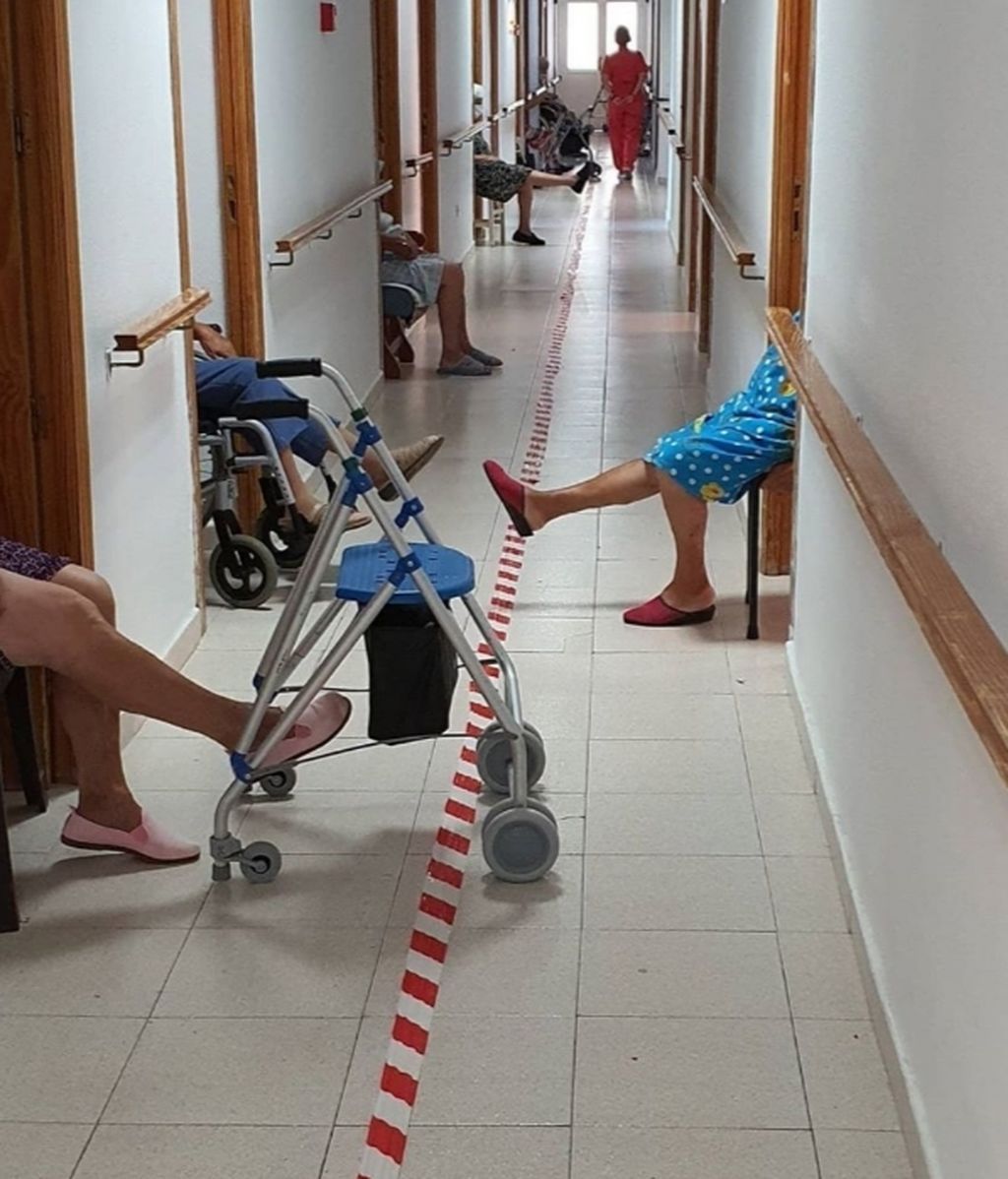 Ancianos gimnasia