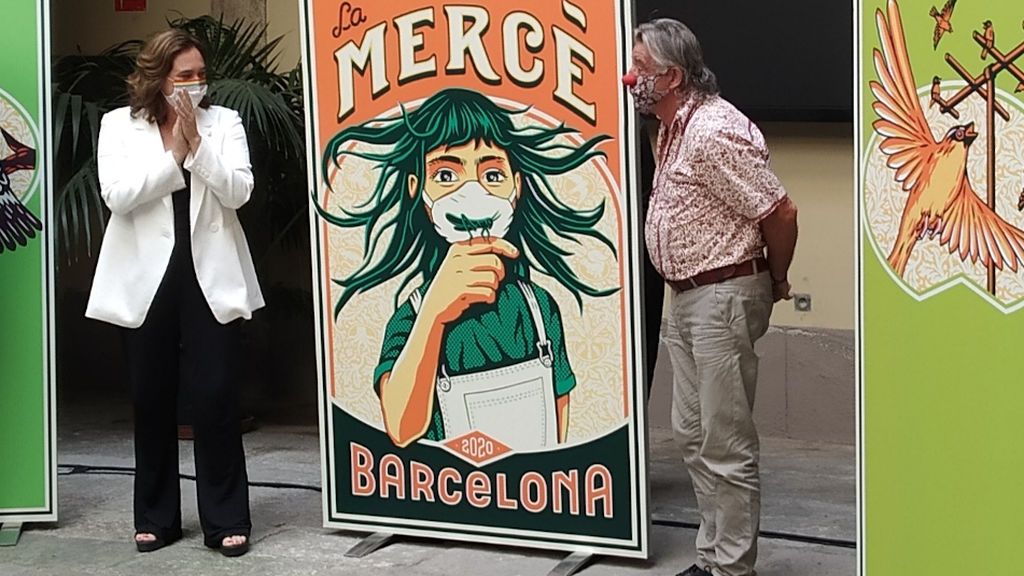 El coronavirus y una plaga de langostas en 1687 en Barcelona, unidos en el cartel de La Mercè 2020 El coronavirus y una plaga de langostas en 1687 en Barcelona, unidos en el cartel de La Mercè 2020