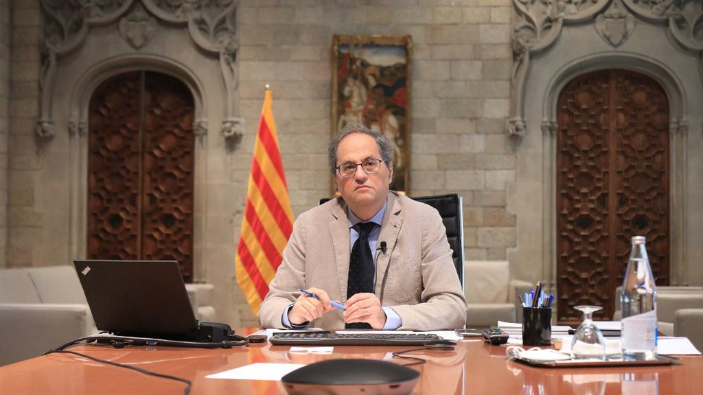 Torra no firma el plan de vuelta al cole y exige la baja laboral en caso de hijos con test negativo Torra no firma el plan de vuelta al cole y exige la baja laboral en caso de hijos con test negativo