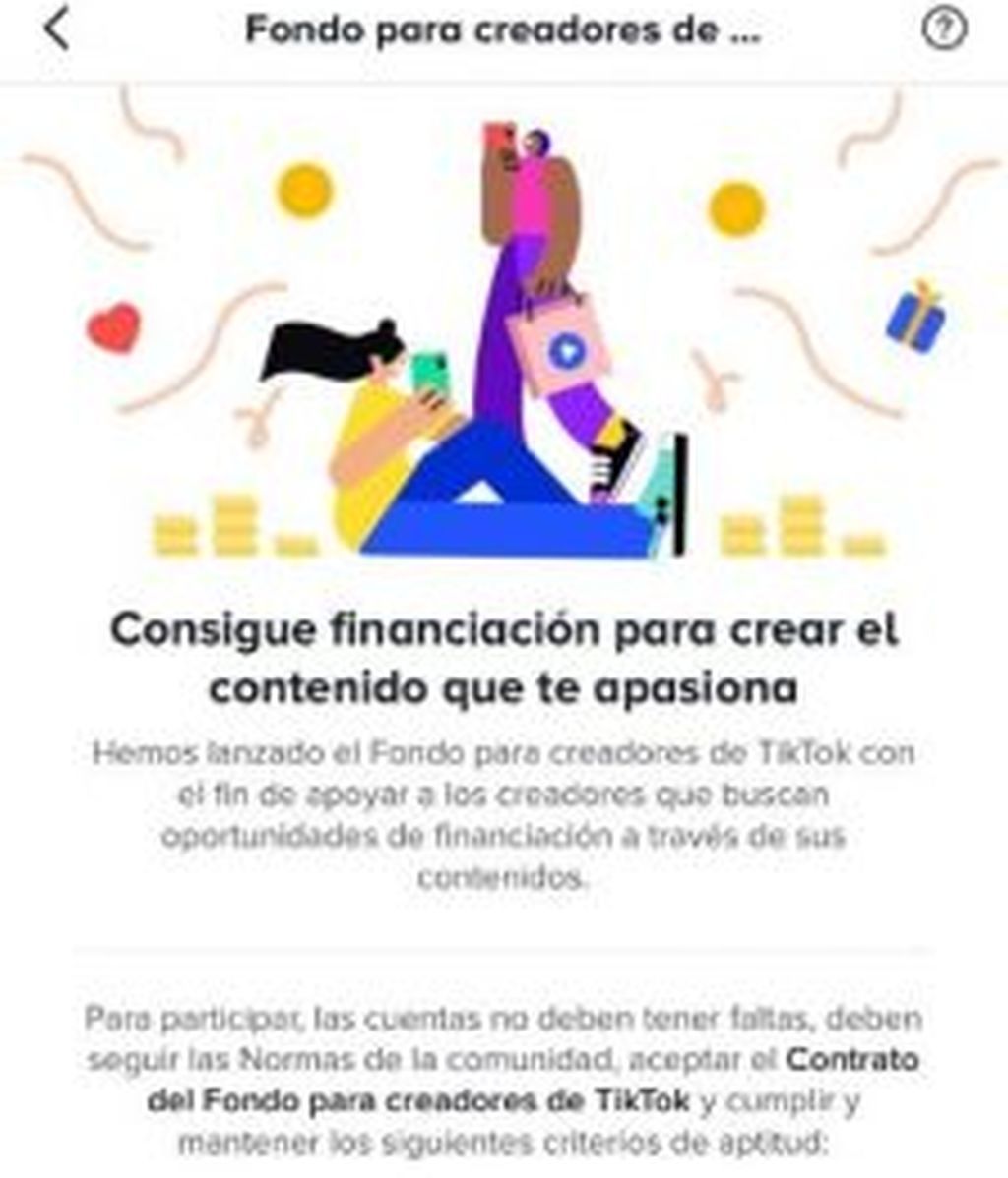 Fondo de creadores TikTok