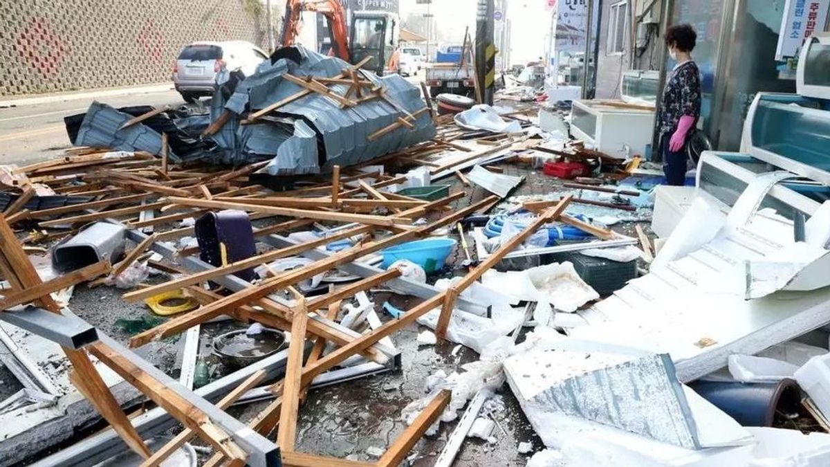 Inundaciones y destrozos por el tifón Maysak: así ha quedado Corea del Sur