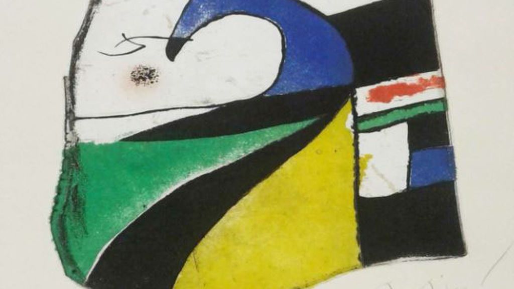 La Policía Nacional localiza una obra desaparecida de Joan Miró cuando iba a ser subastada en Londres La Policía Nacional localiza una obra desaparecida de Joan Miró cuando iba a ser subastada en Londres