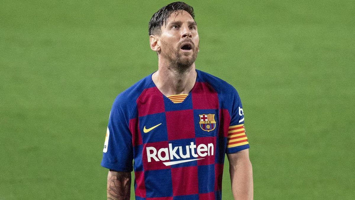 Leo Messi, en un partido con el Barcelona en el Camp Nou. Leo Messi, en un partido con el Barcelona en el Camp Nou.