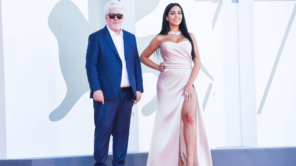 Pedro Almodóvar y Georgina Rodríguez, juntos en el Festival de Venecia