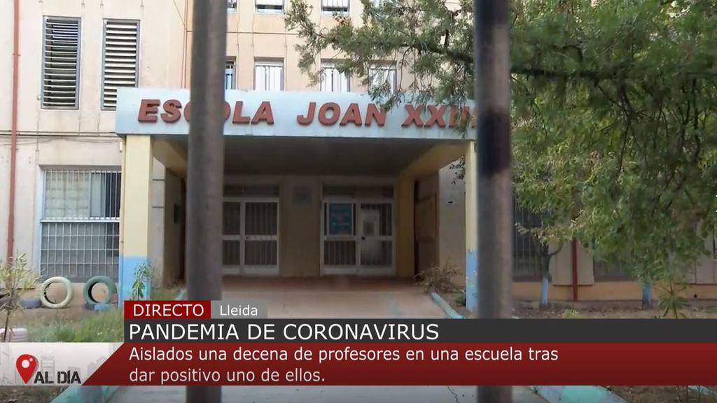 Una decena de profesores de un colegio de Lleida, aislados por el positivo en coronavirus de uno de ellos