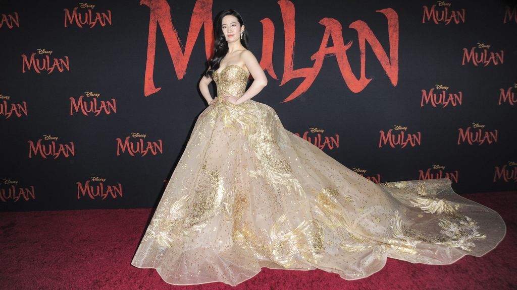 Liu Yifei en la premiere de la película 'Mulán'