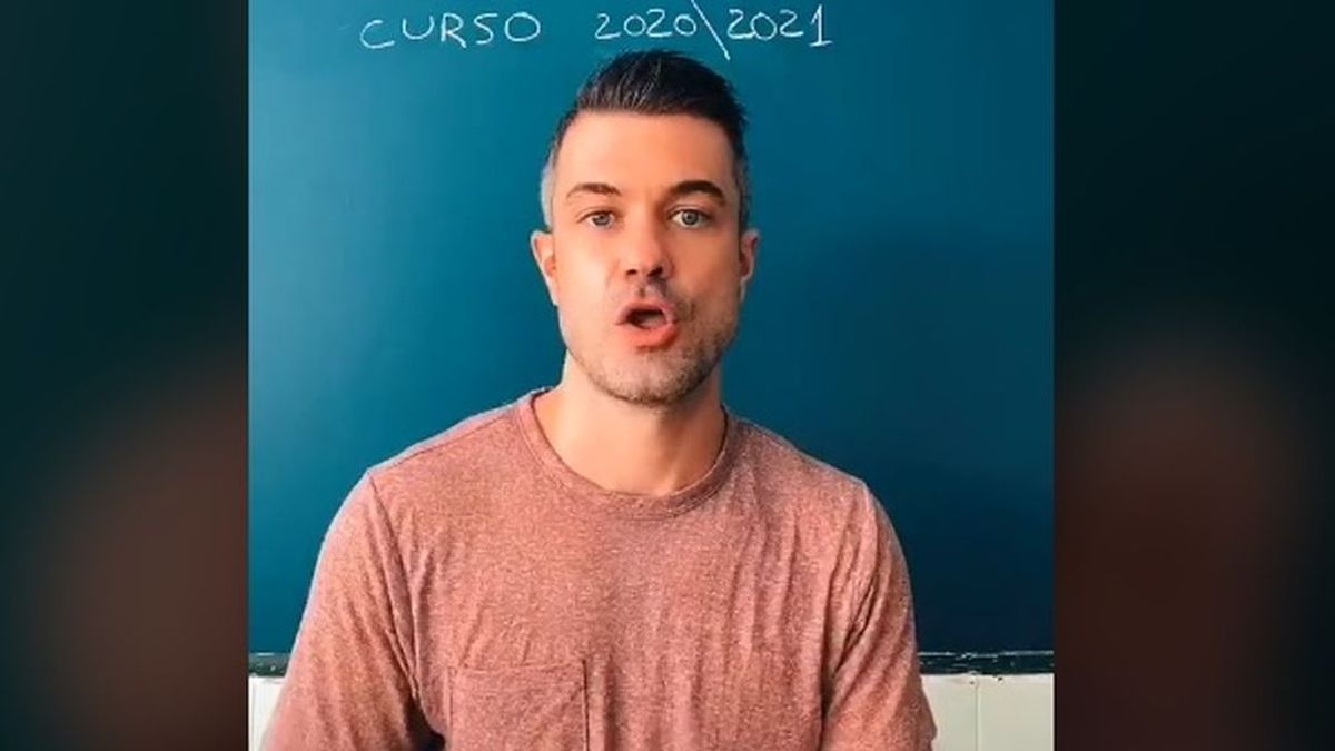 El original TikTok de un profesor murciano para explicar a sus alumnos las medidas anticovid