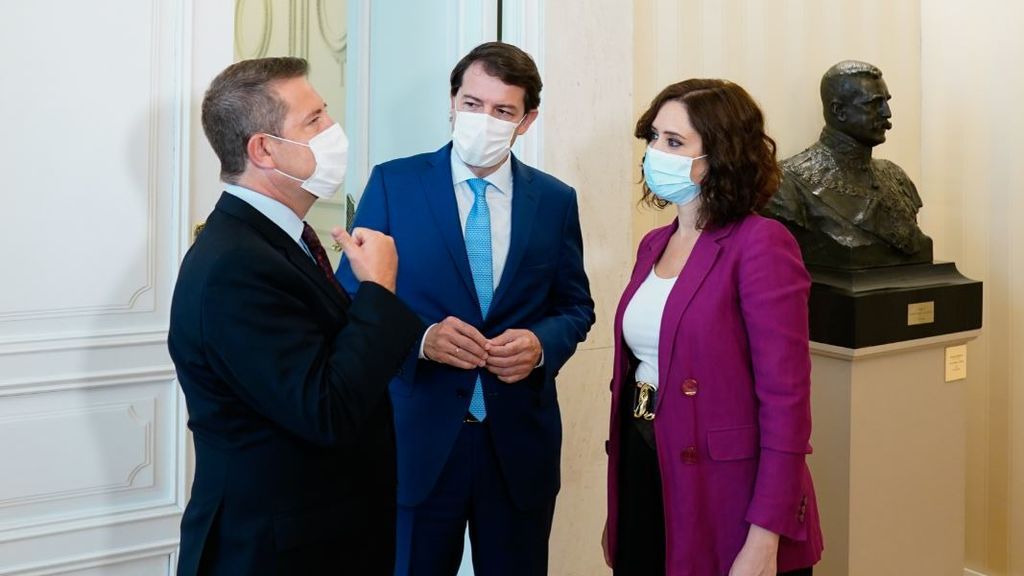 Isabel Díaz Ayuso se reúne con los presidentes García-Page y Fernández Mañueco Isabel Díaz Ayuso se reúne con los presidentes García-Page y Fernández Mañueco