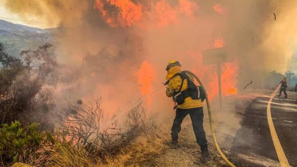 California, cinco condados en estado de emergencia por los incendios forestales