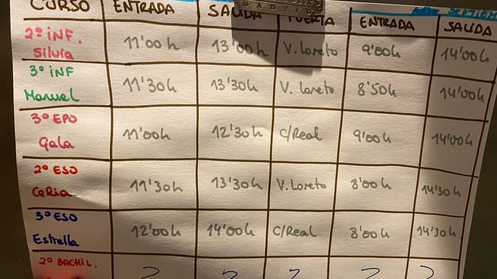 José Manuel, padre de seis hijos, “la entrada escalonada en los colegios es un follón” José Manuel, padre de seis hijos, “la entrada escalonada en los colegios es un follón”