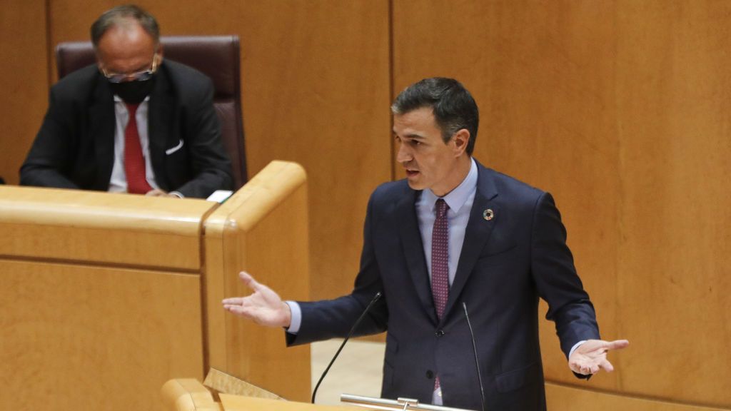 Sánchez en el Senado: "El bloqueo a los Presupuestos es un bloqueo a nuestro país" Sánchez en el Senado: "El bloqueo a los Presupuestos es un bloqueo a nuestro país"