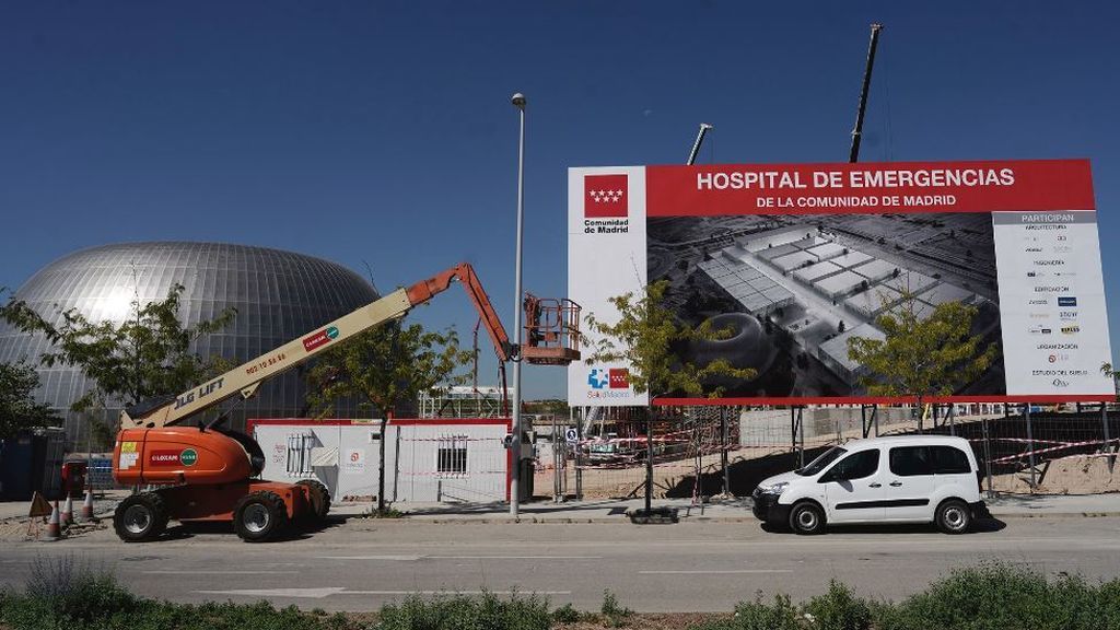 El nuevo hospital de Emergencias de Madrid está al 35% de su construcción El nuevo hospital de Emergencias de Madrid está al 35% de su construcción