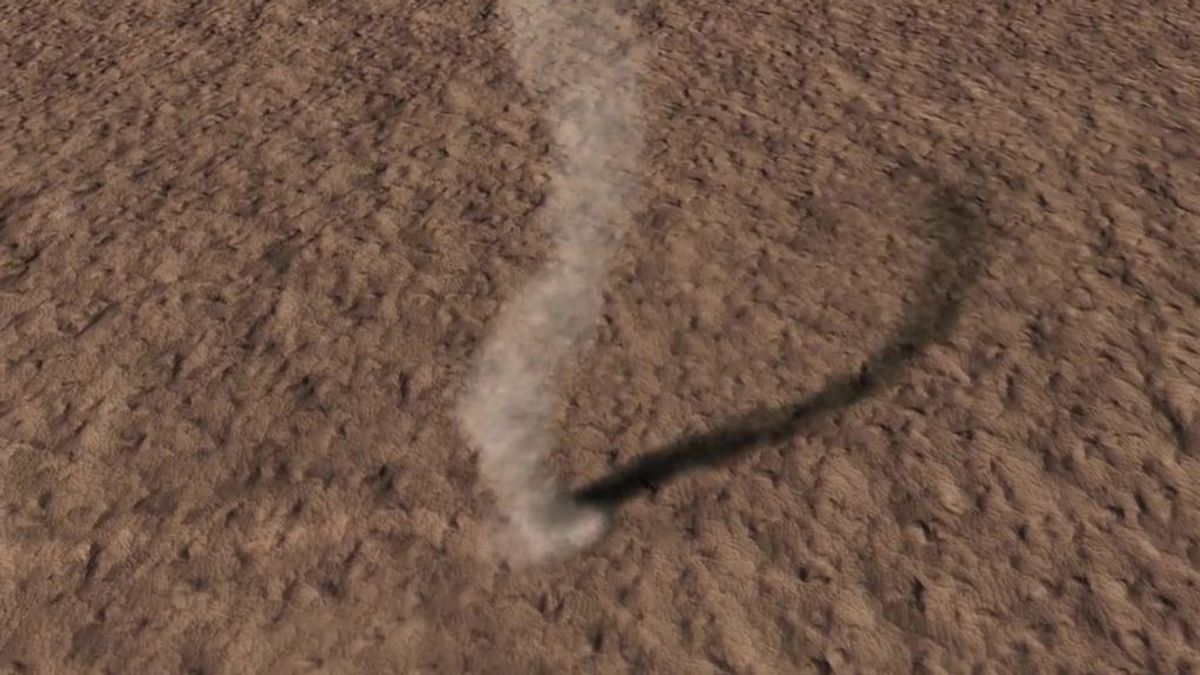 Diablo de polvo: la explicación a los tornados de arena que se forman en Marte