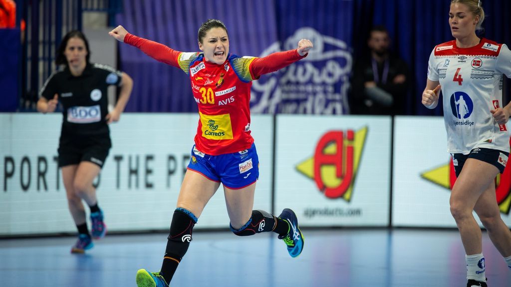 jugadora de balonmano