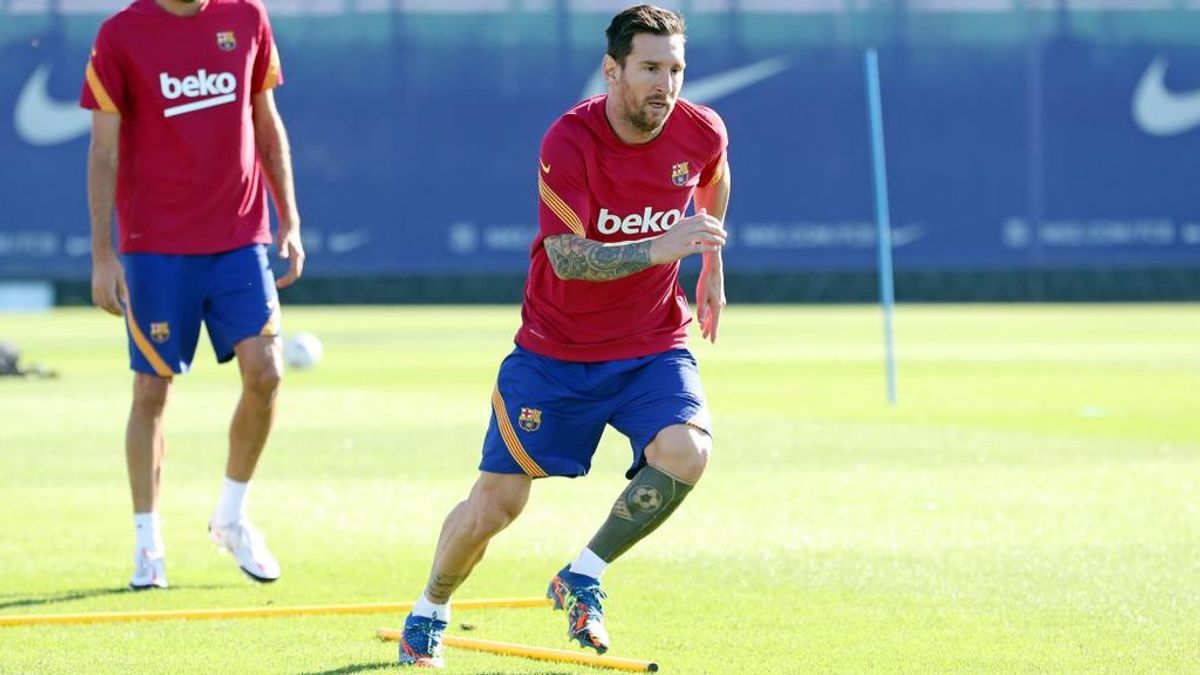 El compromiso de Messi con Koeman: se presenta en el entrenamiento en su día libre El compromiso de Messi con Koeman: se presenta en el entrenamiento en su día libre