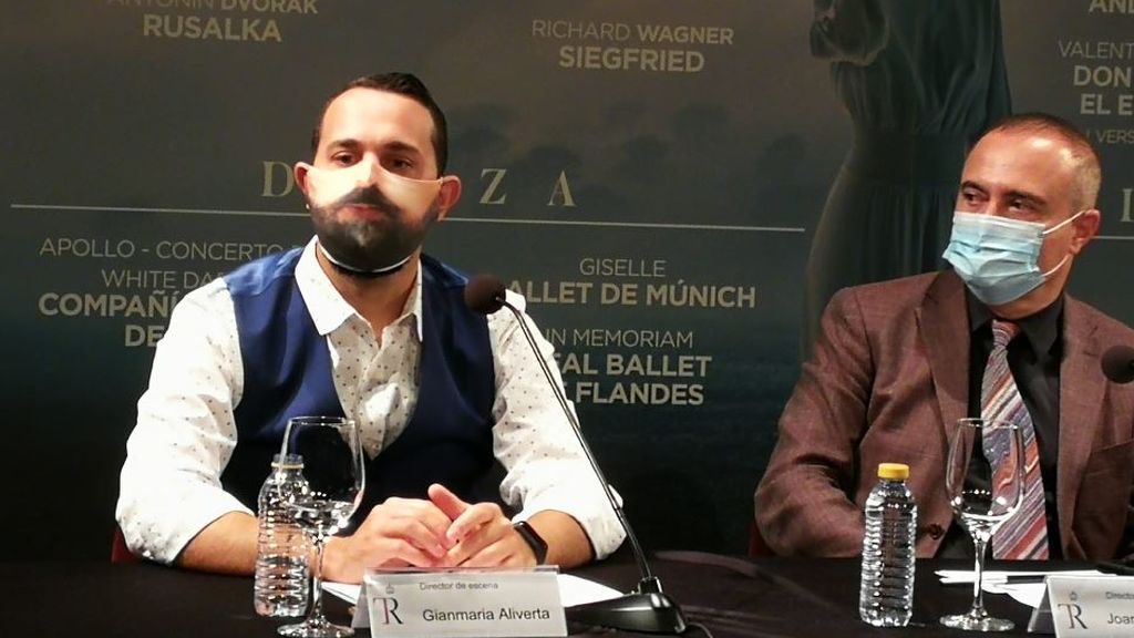 Con mascarillas reproduciendo las caras de los cantantes, Verdi y una gala para jóvenes, así reabre el Teatro Real en su temporada número 100 Con mascarillas reproduciendo las caras de los cantantes, Verdi y una gala para jóvenes, así reabre el Teatro Real en su temporada número 100