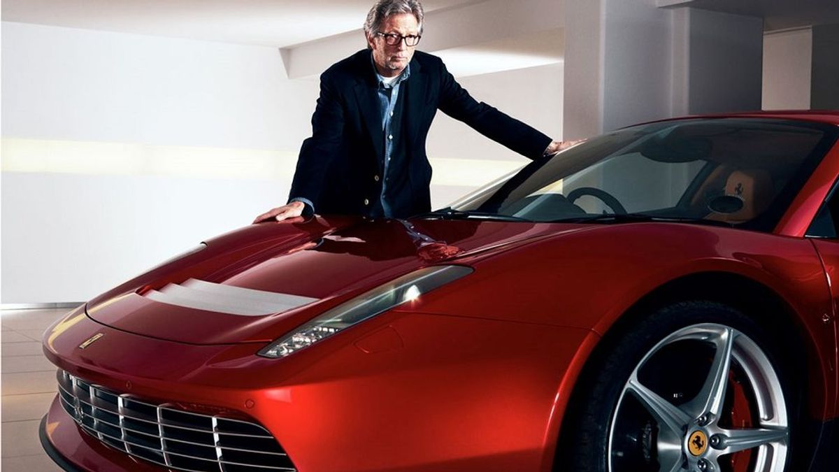 El garaje de Eric Clapton incluye 3 Ferrari que serían el sueño de cualquier coleccionista