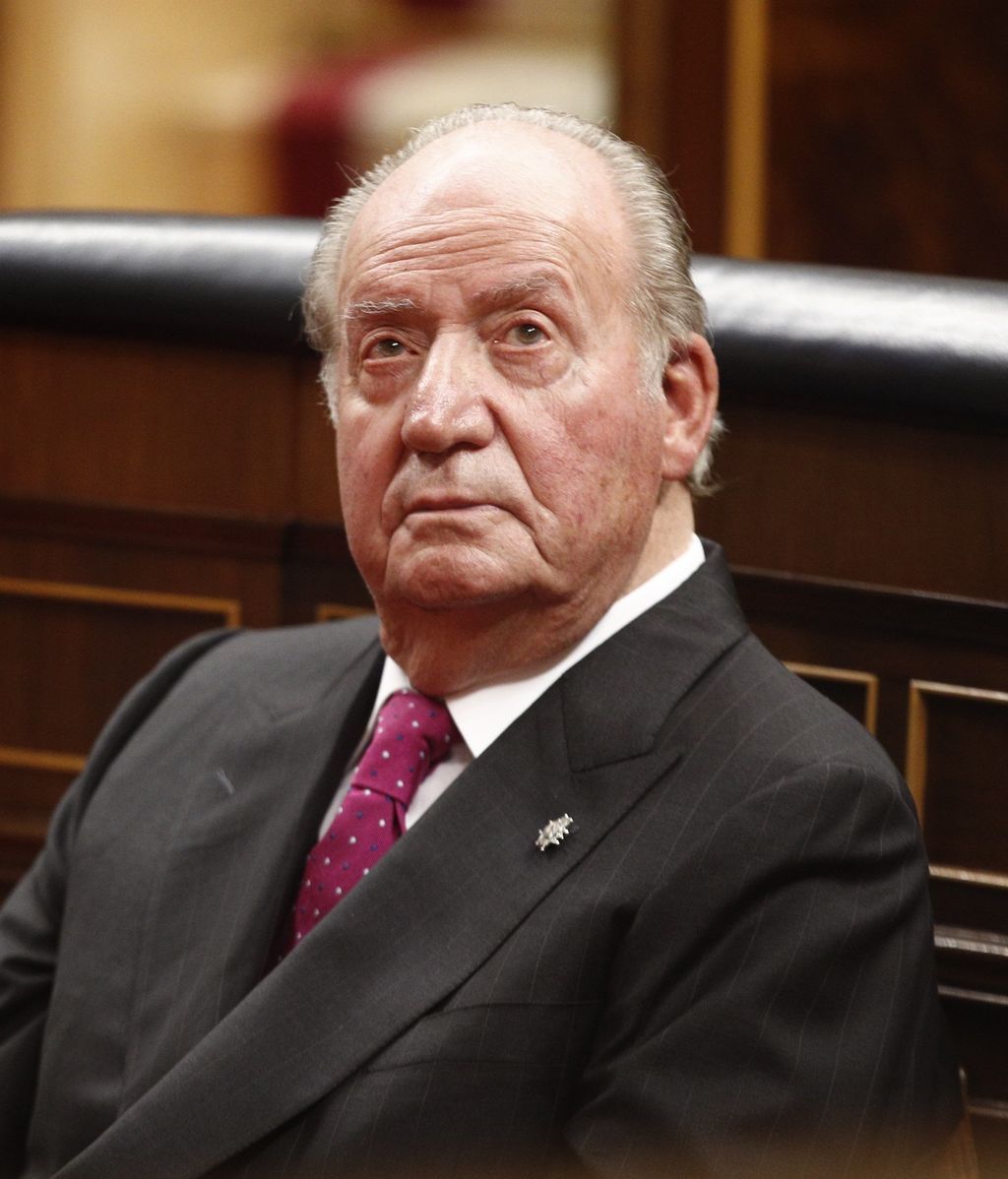 Juan Carlos I, en el acto conmemorativo del 40º aniversario de la Constitución