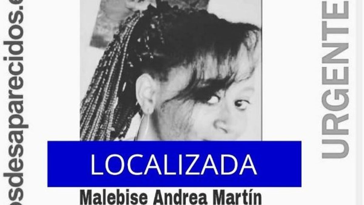 Localizan en buen estado a Malebise Andrea M., la menor de 17 años desaparecida en Tres Cantos (Madrid)