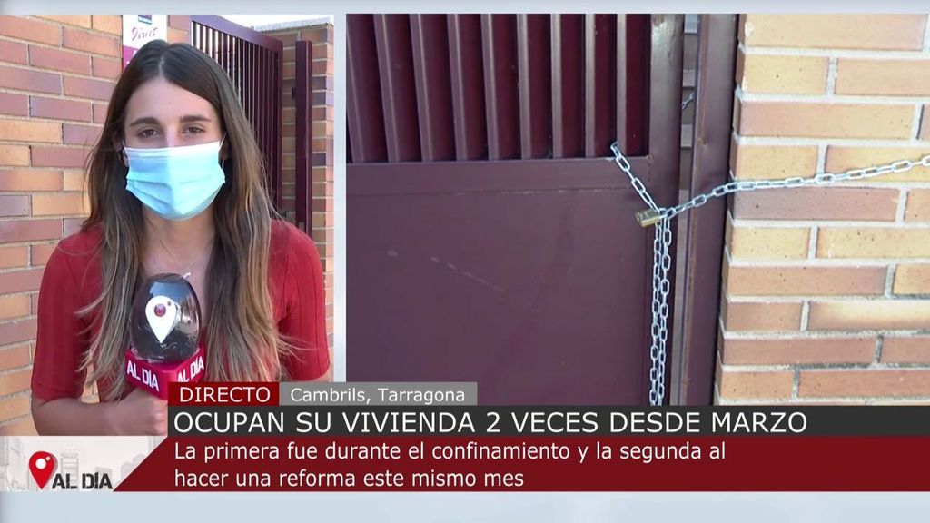 Un vecino de Tarragona recupera su casa después de haber sido ocupada en 2 ocasiones desde marzo