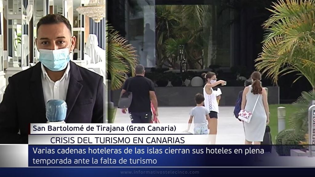 Crisis en el turismo en Canarias: varias cadenas hoteleras cierran sus centros en plena temporada alta ante la falta de turismo