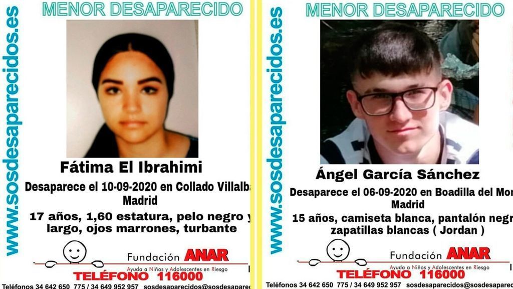 Menores desaparecidos en Madrid